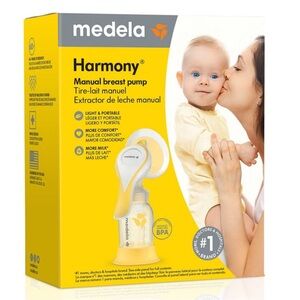 Medela Harmony Breast Pump in Yellow and White
